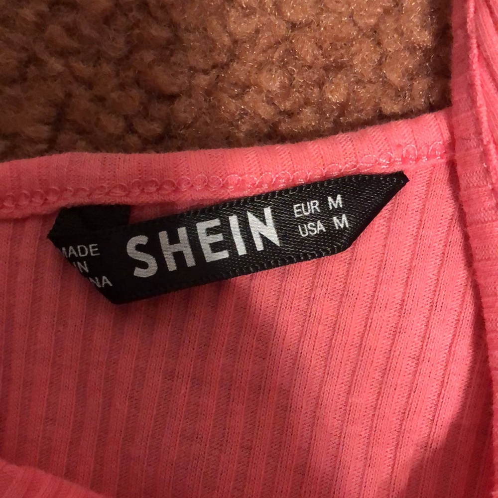Shein One Shoulder Crop Top - Picture 2 of 5